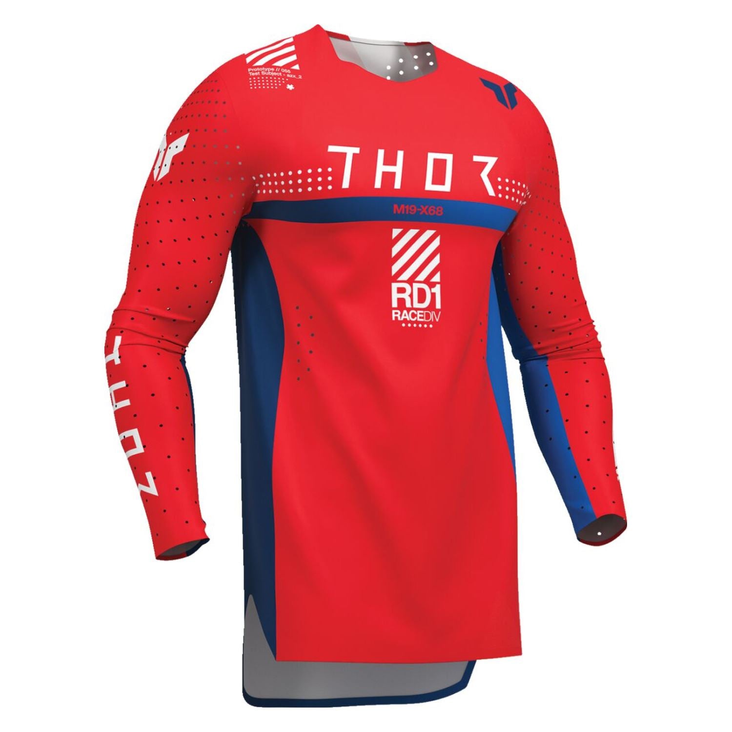 Thor 2026 Sportmode Synth Red MX Jersey